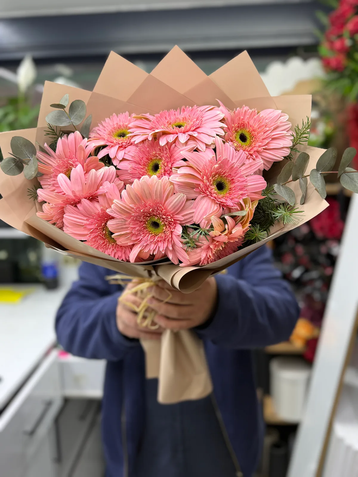 Pembe Gerbera Buketi